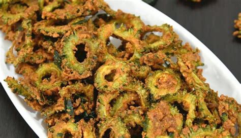 Recipe Healthy To Eat Crispy Karela Chaat