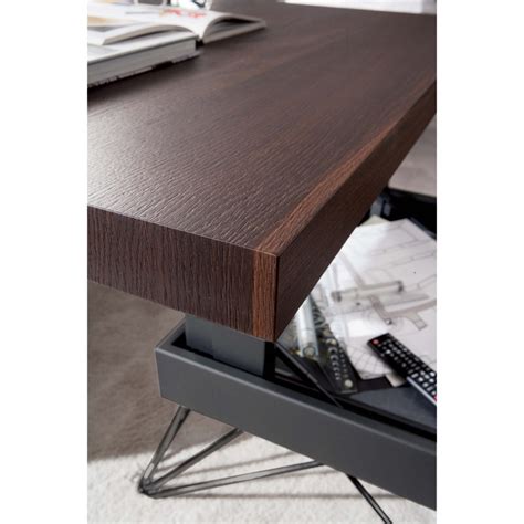 Available in a variety of wood finishes. Ozzio Radius T064 | Wooden Coffee Table | Living Room ...