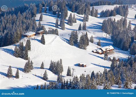 Skiing Slope Stock Photo Image Of Season Peak Europe 73483796