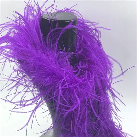 hotsale purple fashion boas decorative ostrich feather boa marabou boa with ostrich feather in