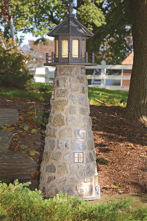 Stone Lawn Lighthouses Lancaster County Pa Handcrafted Garden