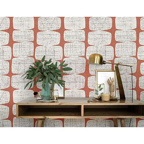 Roommates Mid Century Beads Peel And Stick Wallpaper Bed Bath And Beyond