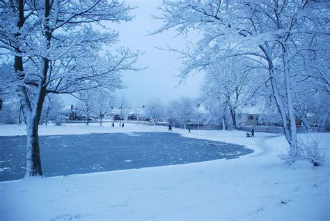 Central Park Wallasey England Snow Scenes Snow Childhood Memories
