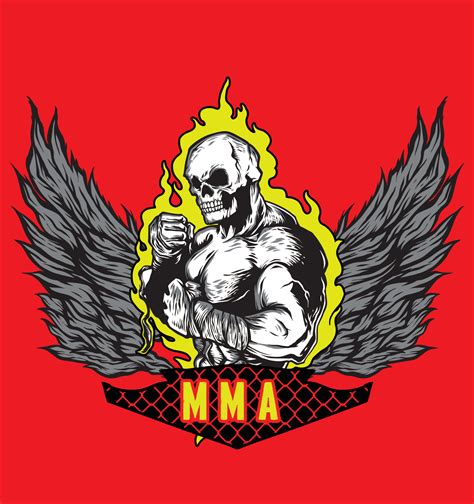 Mma Design Logo 3725369 Vector Art At Vecteezy