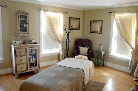 massage room evergreen cottage ely minnesota the massage room is ready with a warm bed