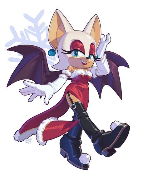 A Holiday Rouge By Evan Stanley Sonic The Hedgehog Know Your Meme