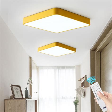 Ultra Thin 5cm Square Led Ceiling Light Modern Lamp Lighting Fixture
