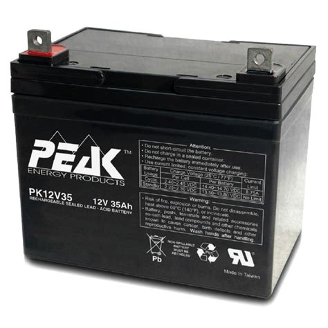 Pk12v35b2 12v 35ah Peak Energy Battery Pk12v35 Canada