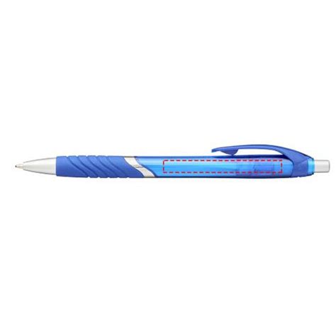 Turbo Translucent Ballpoint Pen With Rubber Grip Jsm Brand Exposure