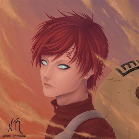 Artstation Gaara Of The Sand Naru Rozyuka Gaara Naruto Characters