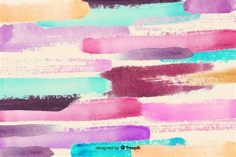 Brush Strokes Abstract Background Vector Free Download