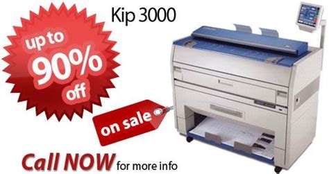 Account for every copy, print and scan comprehensive control and management of digital documents is a rapidly growing priority. KIP 3000 | SUPER LOW METERS | FOR SALE | KIP 3000