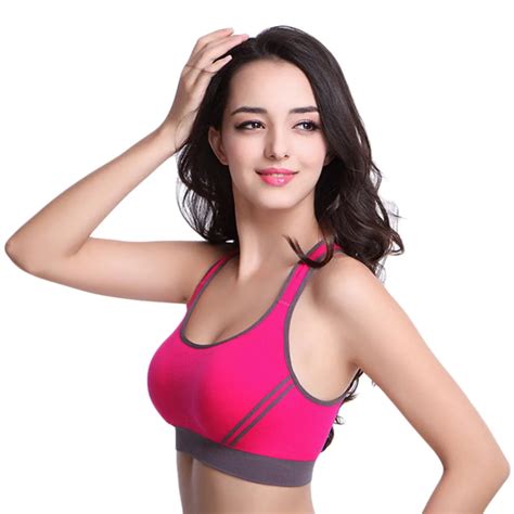 Woman Sexy Sportswear Fitness Running Clothes For Women Jogging Yoga Racerback Sports Bra Padded