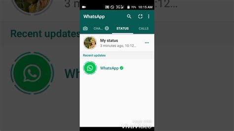 How To Update Status On New Version Of Whatsapp Youtube