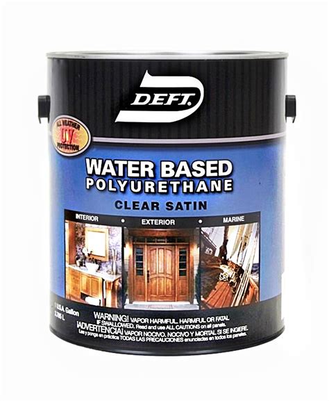 Buy The Deft Dft25901 Polyurethane Water Base Clear Satin Finish