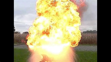 Burnung Oil And Water Huge Explosion Slow Motion YouTube