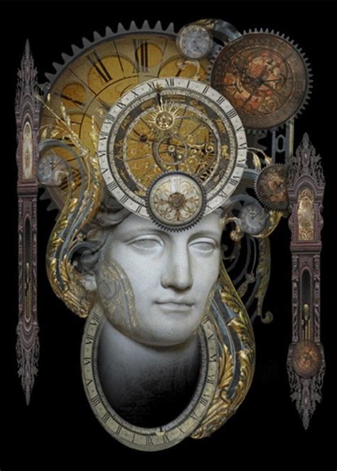 Personification Of Time Art Print By Brian Giberson