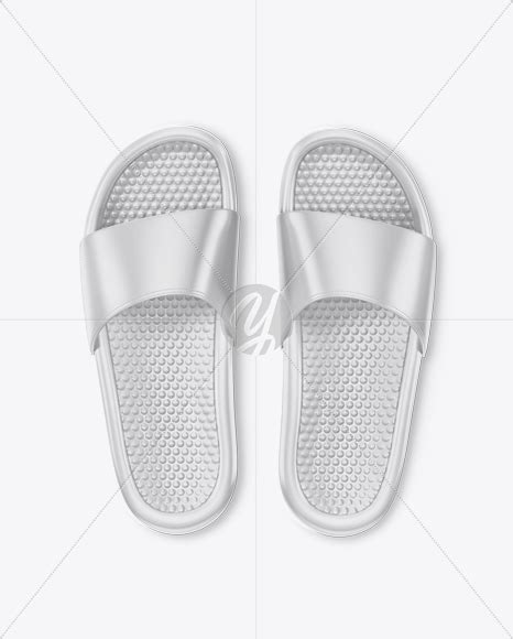 Download Glossy Flip Flops Mockup - Top View in Apparel Mockups on ...