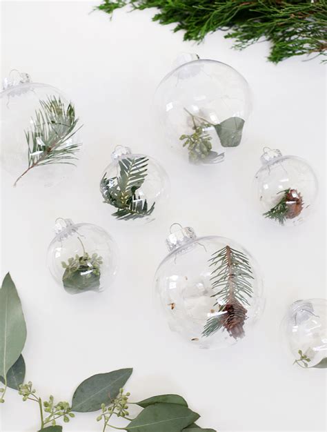 Diy Fresh Greenery Ornaments The Merrythought