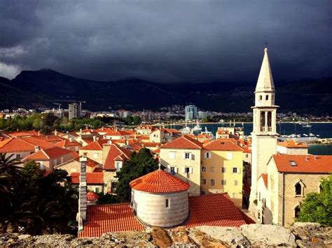 #Budva #Montenegro | Budva, Paris skyline, Mansions