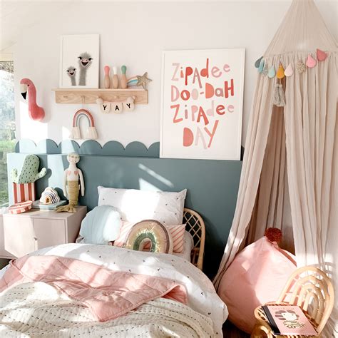 Stylish Girls Bedroom Decor Ideas Pretty In Print Art Ltd