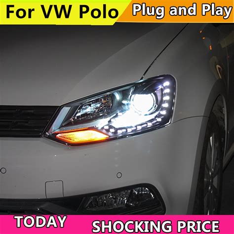 Car Styling For Vw Volkswagen Polo Headlight 2011 2017 Gti Style