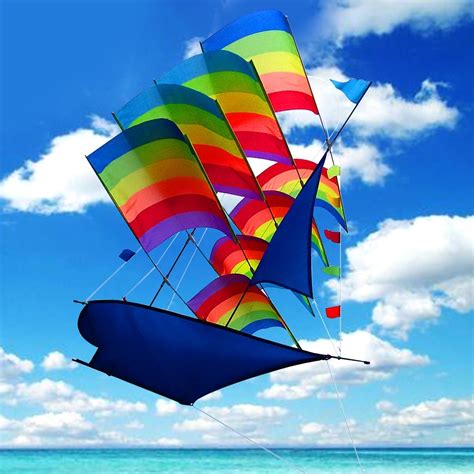 Tresbro Sailing Ship Kite Fly 37 Inch 3d Cool Huge China Kites For