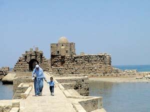 Saida old souq street 0000 saïda libanon. Sea Castle, Saida (Sidon), Lebanon Photos - Flags, Maps ...