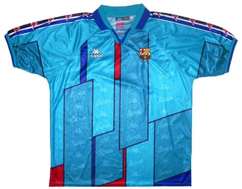Balls Classic Football Kits Barcelona Away 95 97 Ballsie