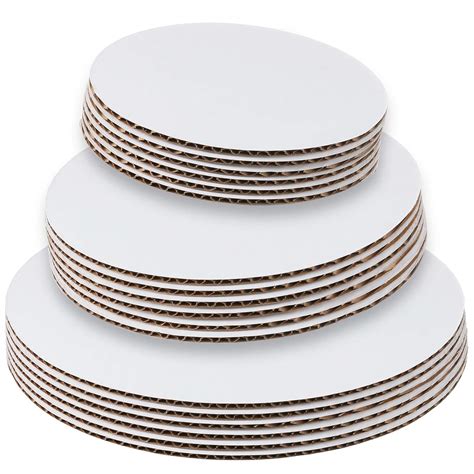 Set Of 18 Cake Board Rounds Circle Cardboard Base 6 8 And 10 Inch
