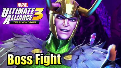 Loki Boss Fight — Marvel Ultimate Alliance 3 Youtube