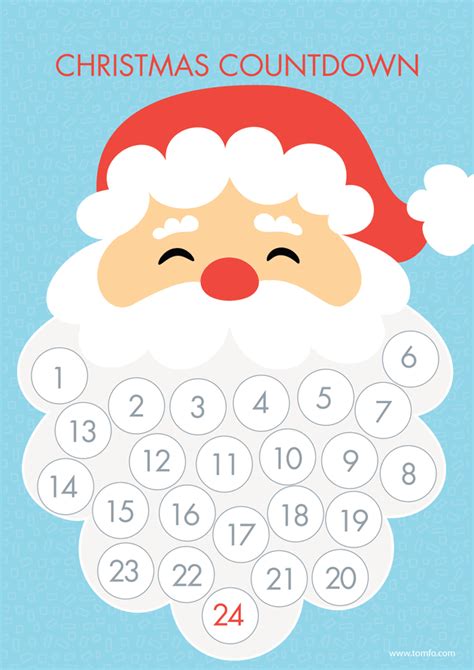 Festive Christmas Countdown Calendar