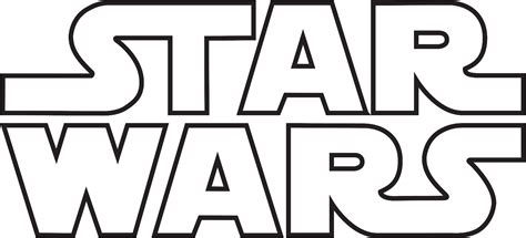 Star Wars Logo Black Transparent Png Stickpng