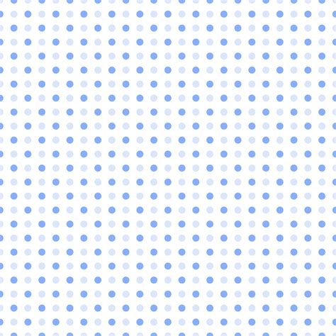 White Polka Dots On Blue Background