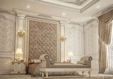 Classic Master Bedroom Private Villa Doha Qatar Classic Bedroom