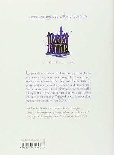 Harry Potter I Harry Potter à Lécole Des Sorciers De J K Rowling