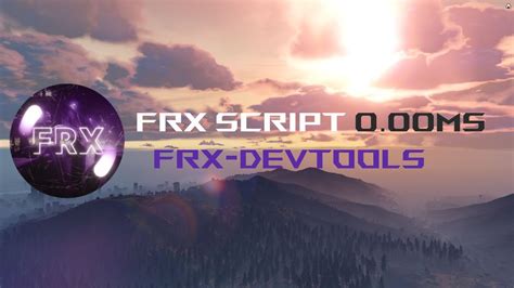 Free Frx Devtools Fivem Script Rageui V3 Youtube