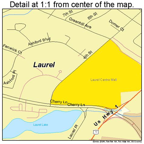 Laurel Maryland Street Map 2445900