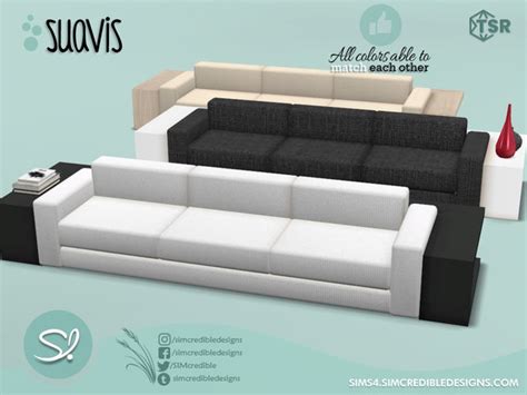 The Sims Resource Suavis Sofa