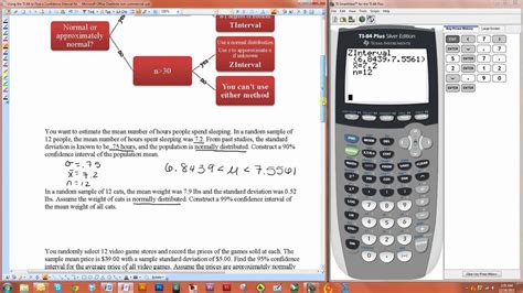 How do you construct a confidence interval? Using the TI-84 to Find a Confidence Interval for a ...