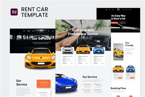 Car Rental Template Graphic Templates Envato Elements
