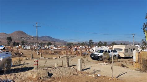 Iniciaron Desalojo En Asentamiento Irregular En Valle Redondo Tijuana