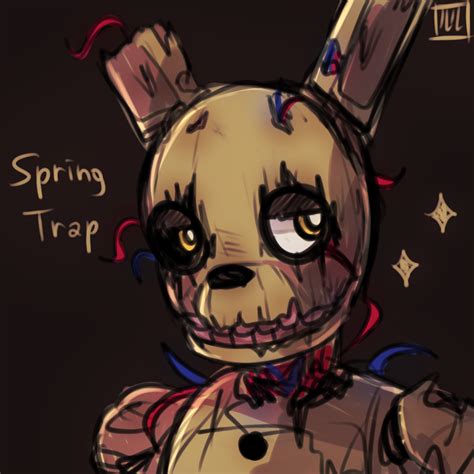 The suit is a drab olive color, with darker colors on his stomach and the insides of his ears. Centuries Springtrap X Reader (9) by Insanityespeon on ...