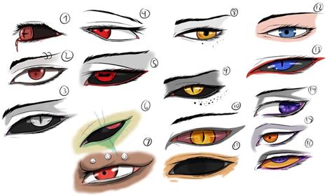 Character Eye 16 Evil Studypractice By Arrancarfighter On