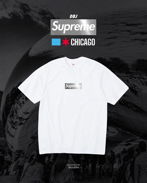 Dropsbyjay On Twitter Supreme Chicago Opening Box Logo Tee Official