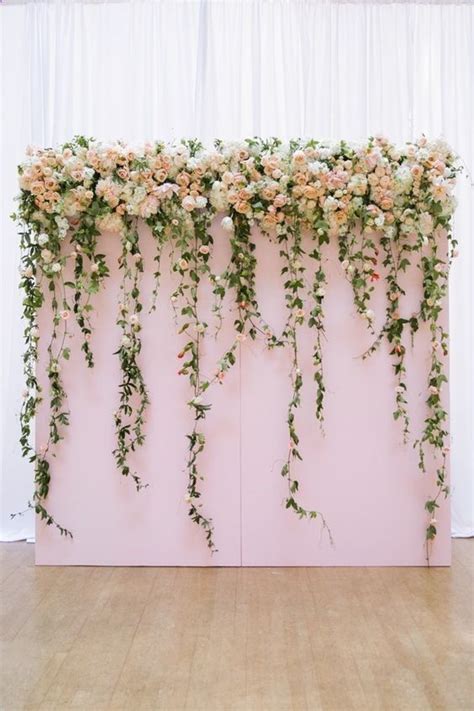 Heart Melting Wedding Backdrop Ideas To Love Mrs To Be Floral Backdrop Indoor Wedding