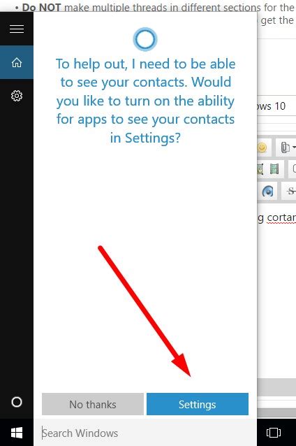 Users are allowed (or restricted) to access resources depending upon the permissions they. How to enable contacts access to Cortana in Windows 10 ...