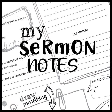 Kids Sermon Notes Summitview Church