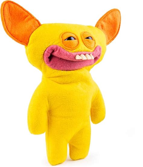 Fuggler Funny Ugly Monster 9 Inch Grin Grin Yellow Plush Creature