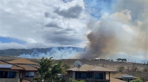 Kapalua Fire Now 80 Contained 550 Acres Burned Maui Now
